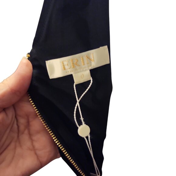 Size 0 Erin Featherston Black & White Formal NWT Unworn Stripes Polka Dots - Picture 6 of 8